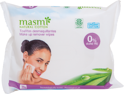 Bio MAke-Up Reinigungstücher Masmi